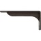 Ekena Millwork Embrey Steel Bracket, Hammered Gray 2"W x 10"D x 4 3/4"H BKTM02X10X04EBHGY - alternate 6